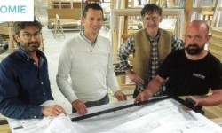 Le trio gagnant de trois artisans réunis sur le site du Vaudôme : Métaloiso – Maisons d’Histoire – Les ateliers AUBERT-LABANSAT